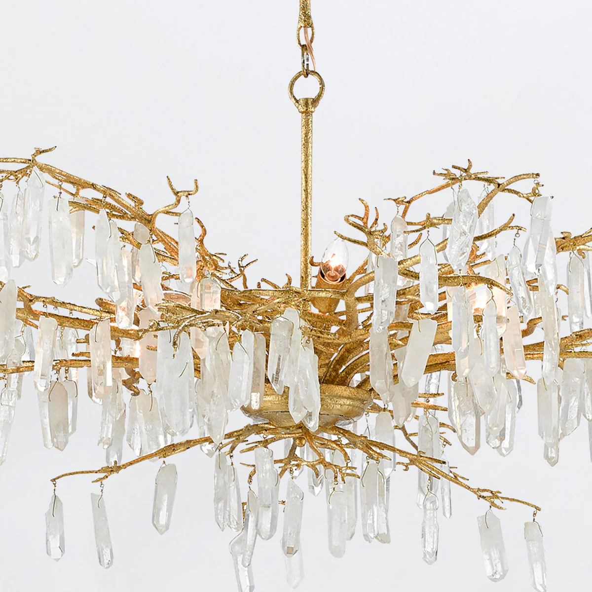 Forest Dawn 8 lt Chandelier E14 - Image 4