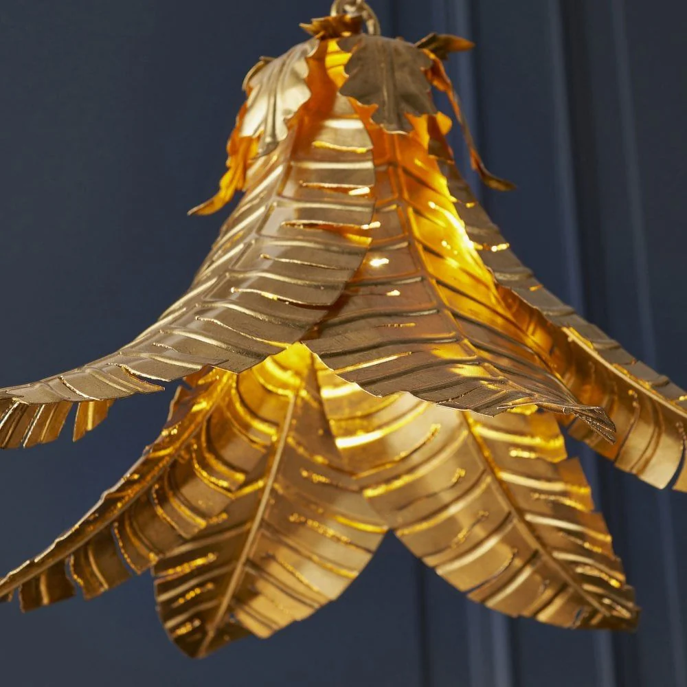 Forrest 1Lt/5Lt Distressed Gold Leaf Pendants - Image 10