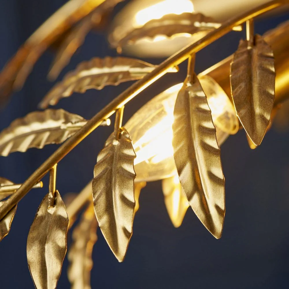 Forrest 1Lt/5Lt Distressed Gold Leaf Pendants - Image 15