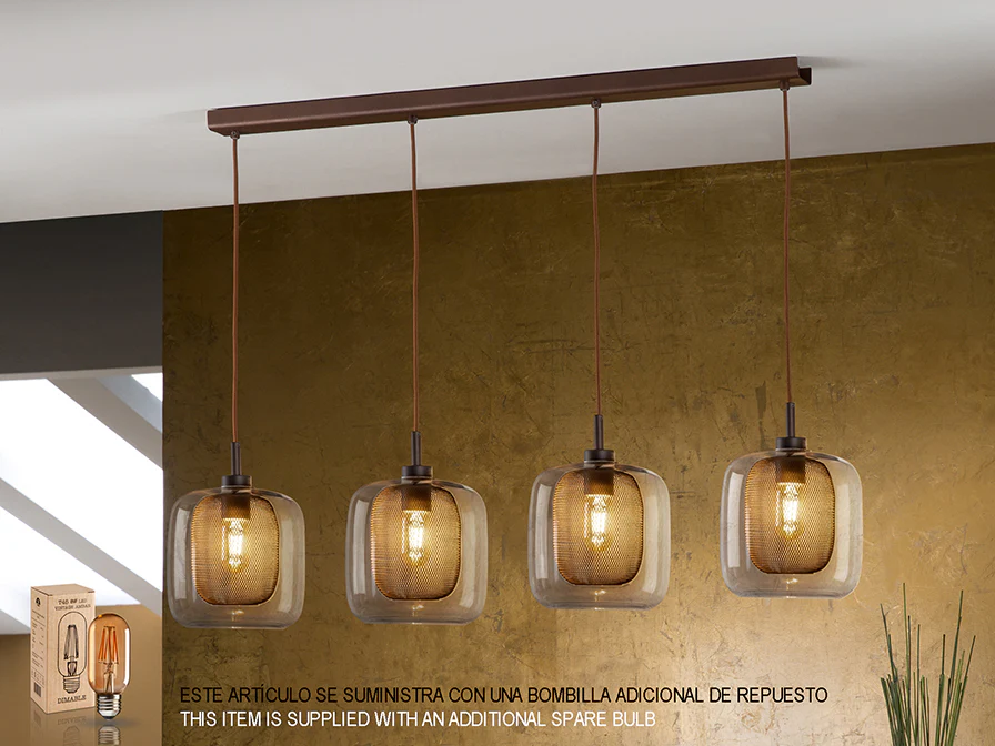 Fox Chocolate 4Lt Ceiling Light - Image 2