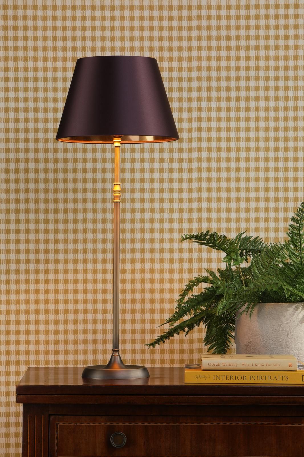 Foyle Table Lamp- Antique Brass/ Butter Brass Base Only - Image 4
