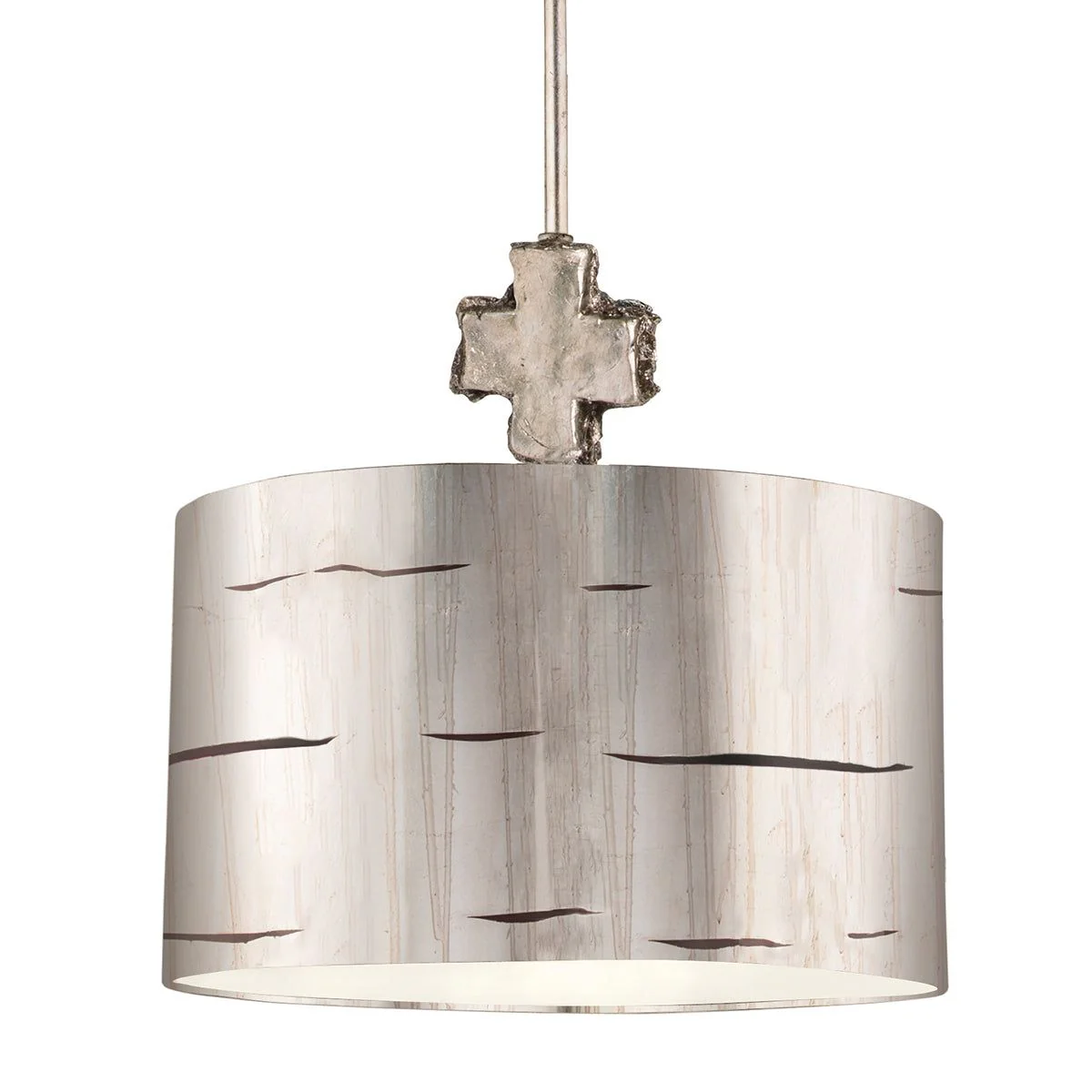 Fragment 1L Hanging Shade Ceiling Light  – Aged Gold/Aged Silver Finish - Image 2
