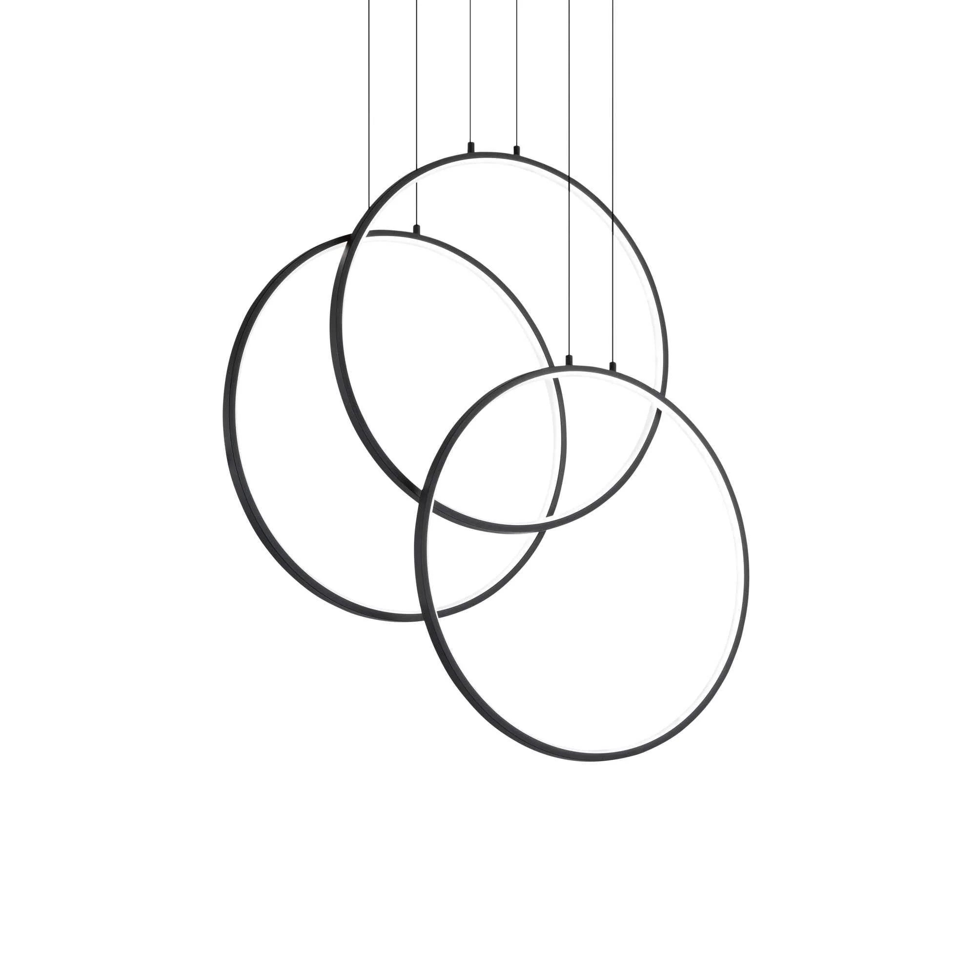 Frame SP Cerchio LED Pendant Lights - White/Black Finish - Image 2