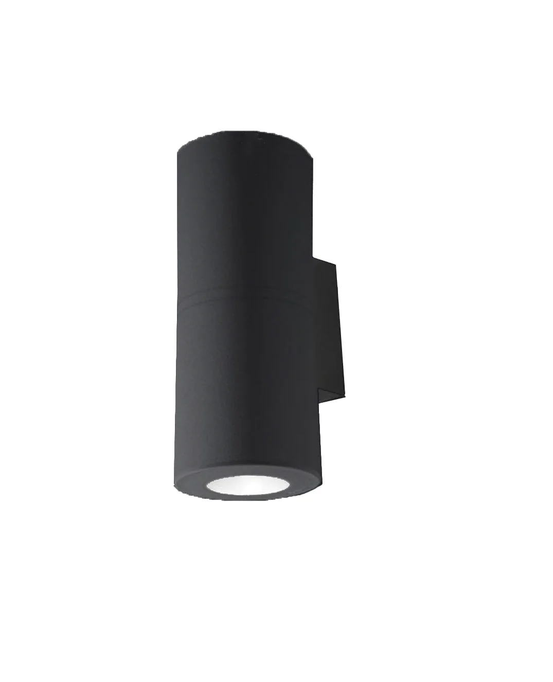 Franca 90 1/2Lt LED 3.5W Up/Down Wall Light - Black/Grey Finish