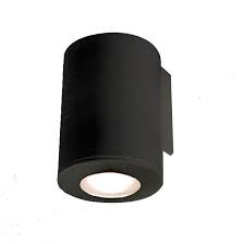 Franca 90 1/2Lt LED 3.5W Up/Down Wall Light - Black/Grey Finish - Image 5