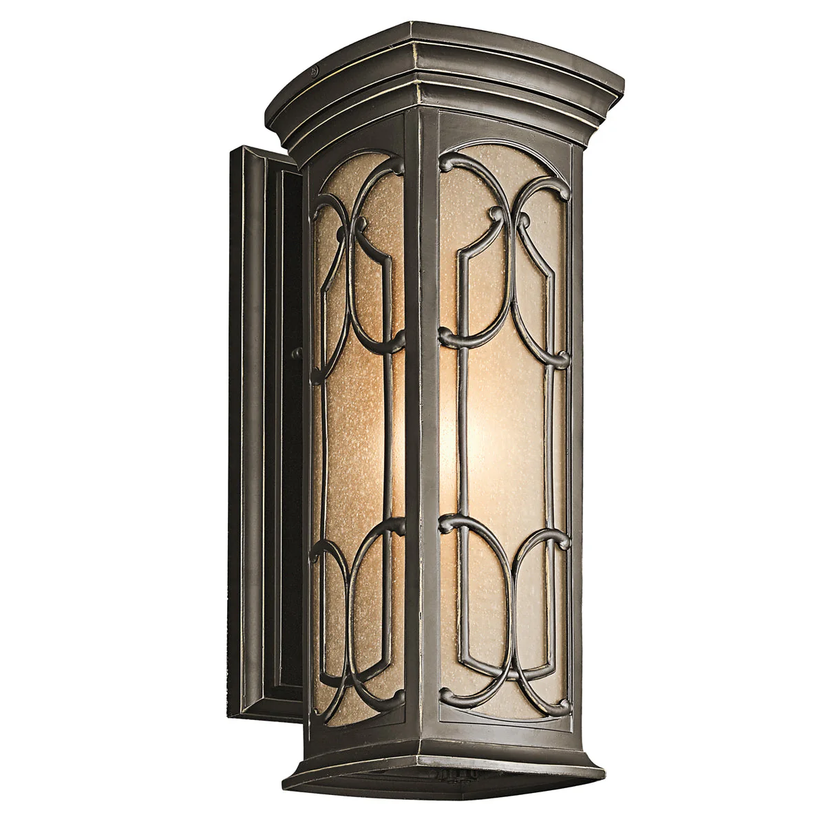 Franceasi Small/Medium Wall Lantern - Olde Bronze Finish - Image 5