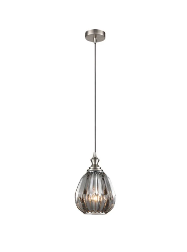 Dante Small/Medium Pendant Ceiling Light - Bronze/Satin Nickel Finish - Image 4