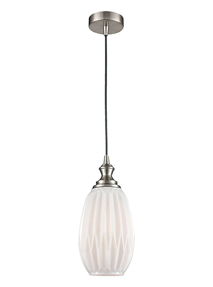 Dante Small/Medium Pendant Ceiling Light - Bronze/Satin Nickel Finish - Image 5