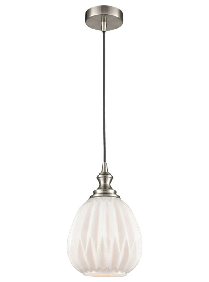 Dante Small/Medium Pendant Ceiling Light - Bronze/Satin Nickel Finish - Image 6