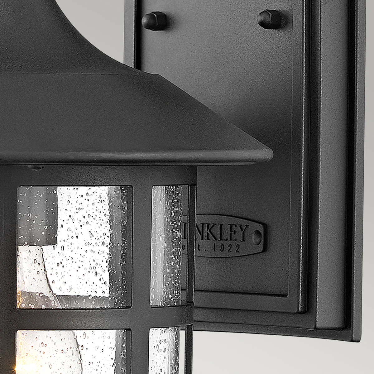Freeport Small/Medium/Large Wall Lantern - Textured Black/White Finish - Image 10