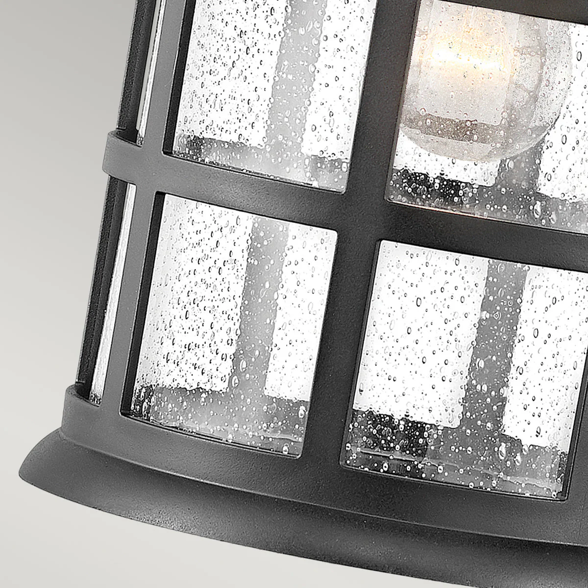 Freeport Small/Medium/Large Wall Lantern - Textured Black/White Finish - Image 14