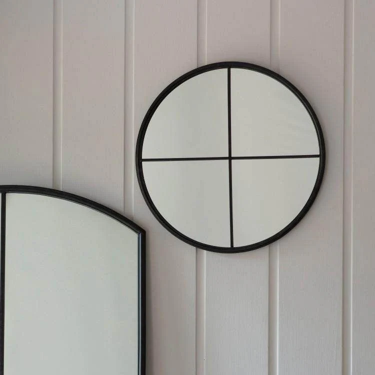 Frida Round Mirror Black - Image 2