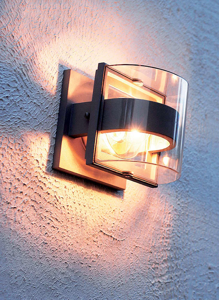 Frida Small/Medium Wall Lantern - Graphite Finish - Image 4