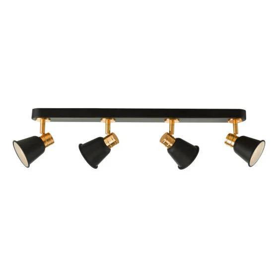 Fry 4Lt Bar Spotlight Black & Rose Gold