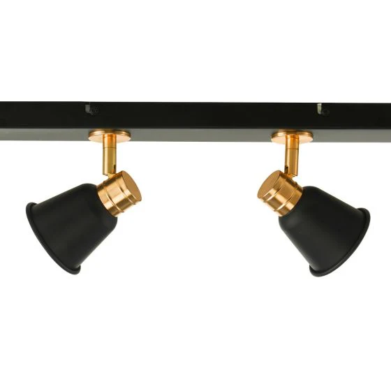 Fry 4Lt Bar Spotlight Black & Rose Gold - Image 2