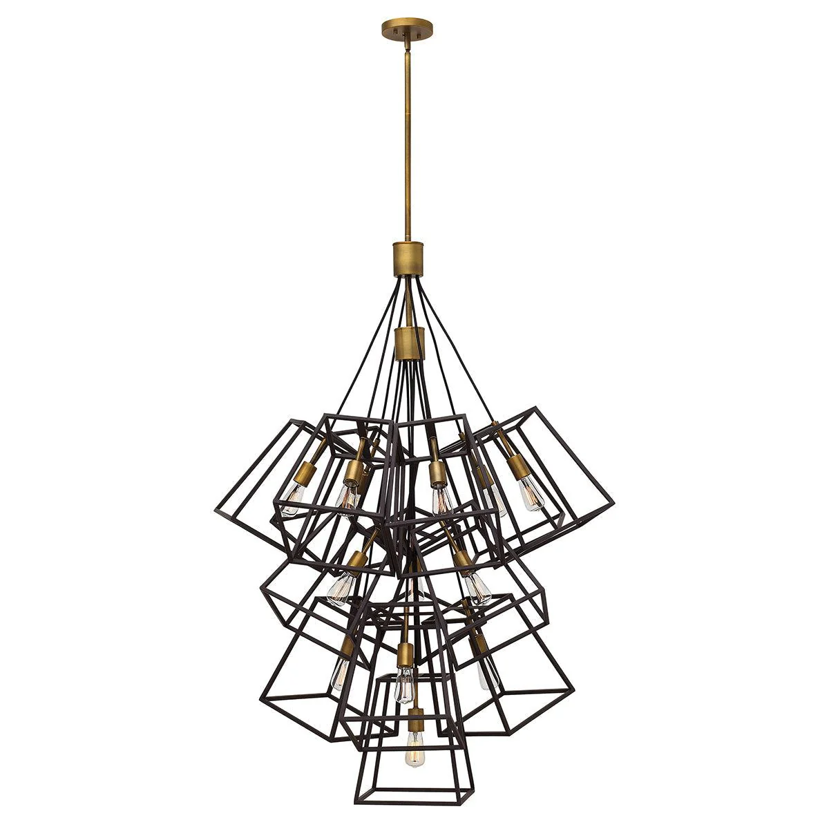 Fulton 7/13L Cluster Ceiling Light - Bronze Finish - Image 3