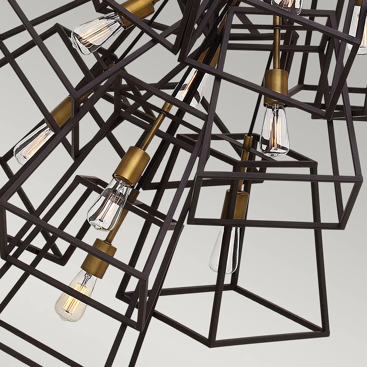 Fulton 7/13L Cluster Ceiling Light - Bronze Finish - Image 4