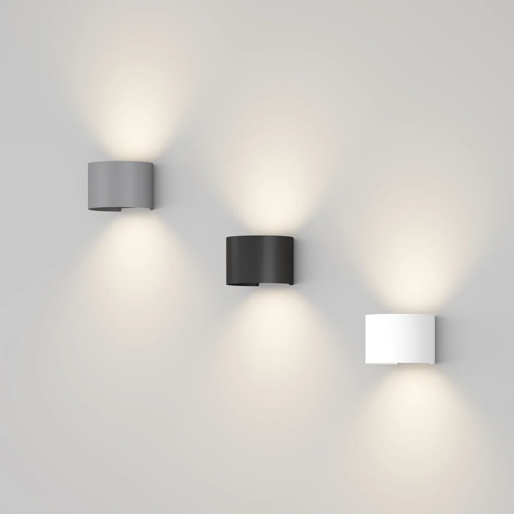 Fulton LED Up/Down Outdoor Wall Light- Black/ White Finishes - Image 19