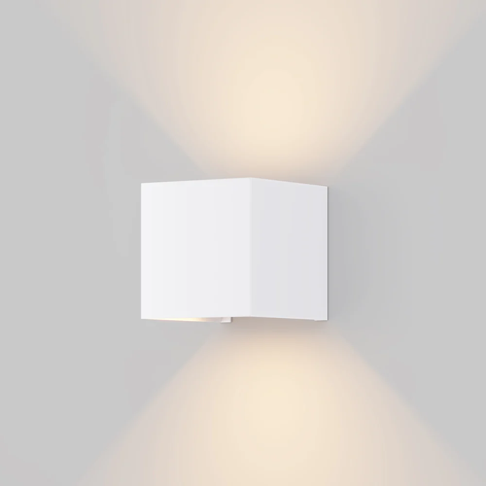 Fulton LED Up/Down Outdoor Wall Light- Black/ White Finishes - Image 3