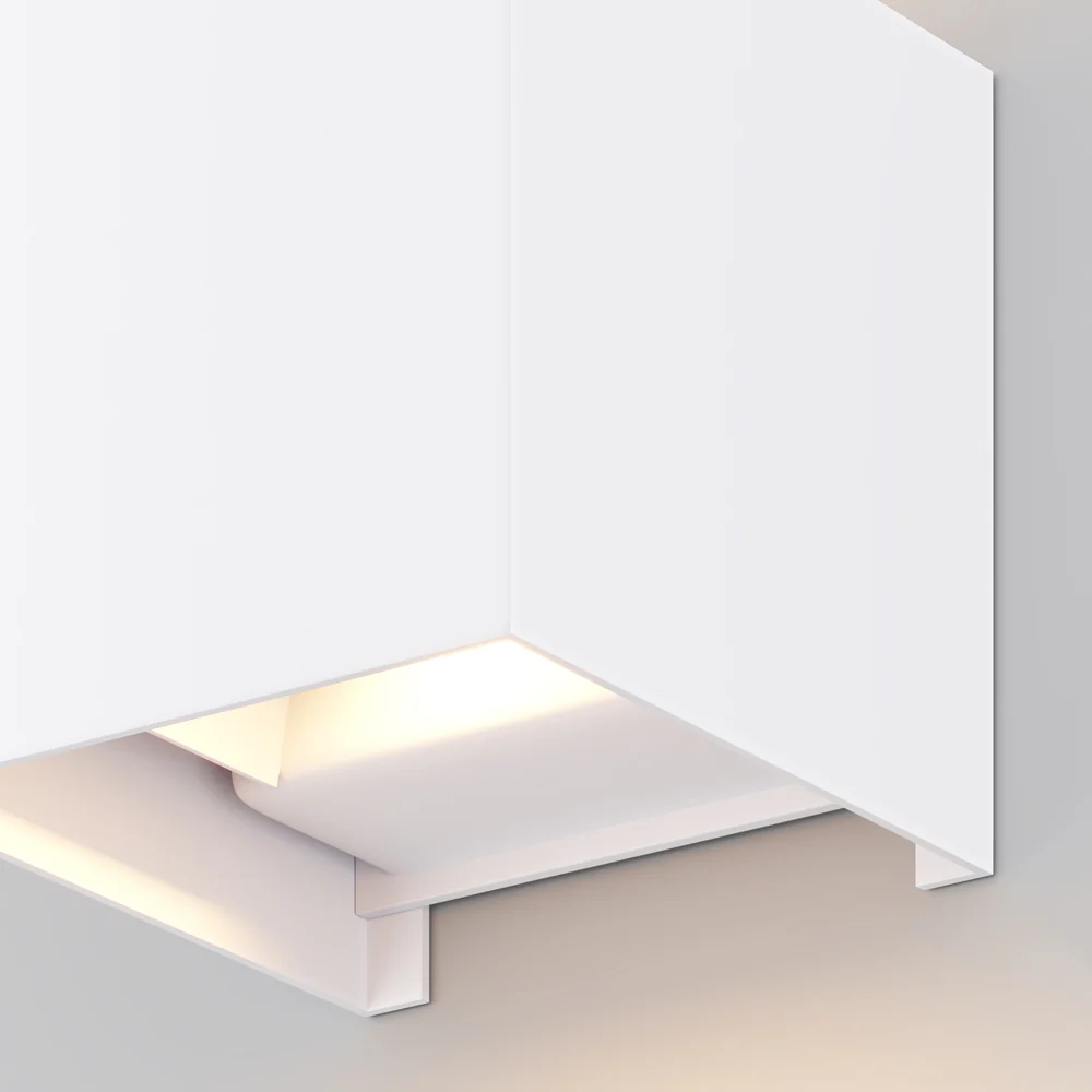 Fulton LED Up/Down Outdoor Wall Light- Black/ White Finishes - Image 5