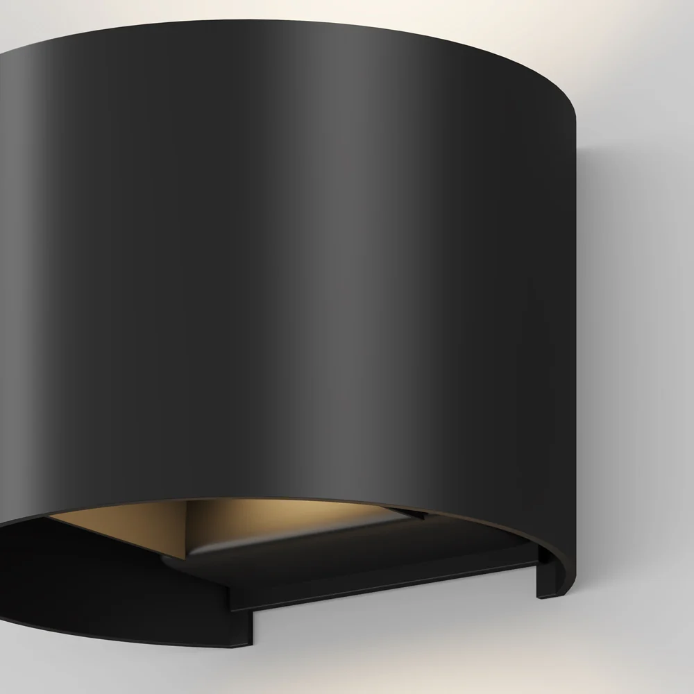 Fulton LED Up/Down Outdoor Wall Light- Black/ White Finishes - Image 6
