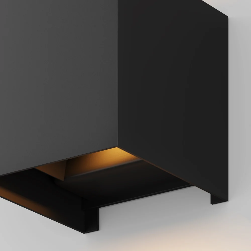 Fulton LED Up/Down Outdoor Wall Light- Black/ White Finishes - Image 8