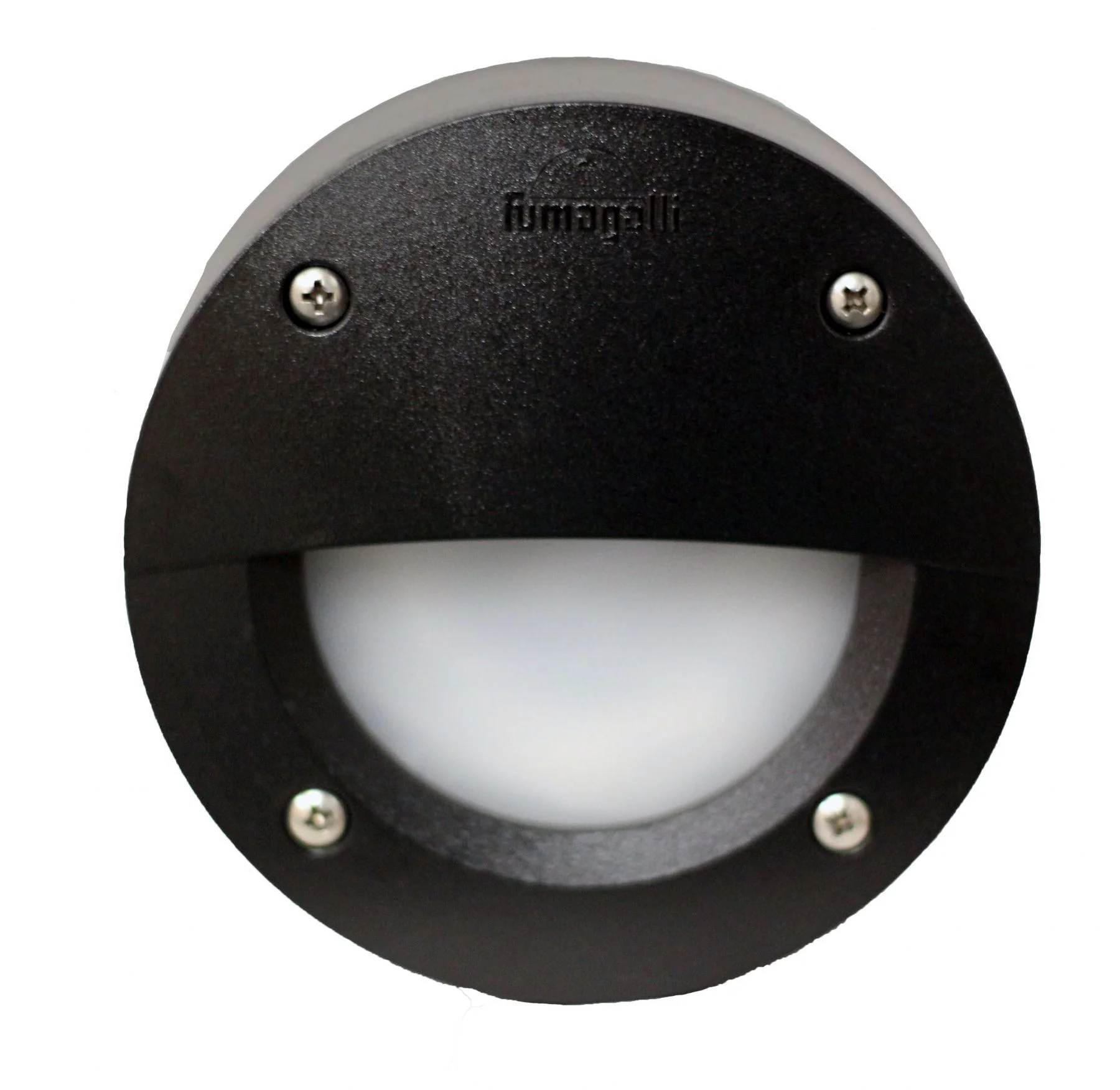 Fumagalli Magnalux Extraleti 100 Round  Black/Grey Opal LED GX53 3W Wall Light Garden Lights - Image 5