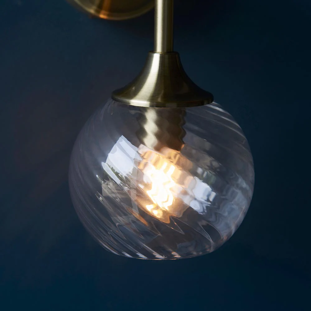 Furze Wall Light - Antique Brass/Bright Nickel - Image 7