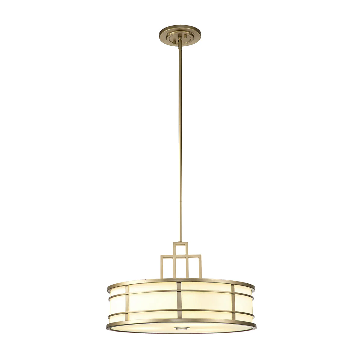 Fusion 3 Light Pendant - Grecian Bronze/Painted Natural - Image 2