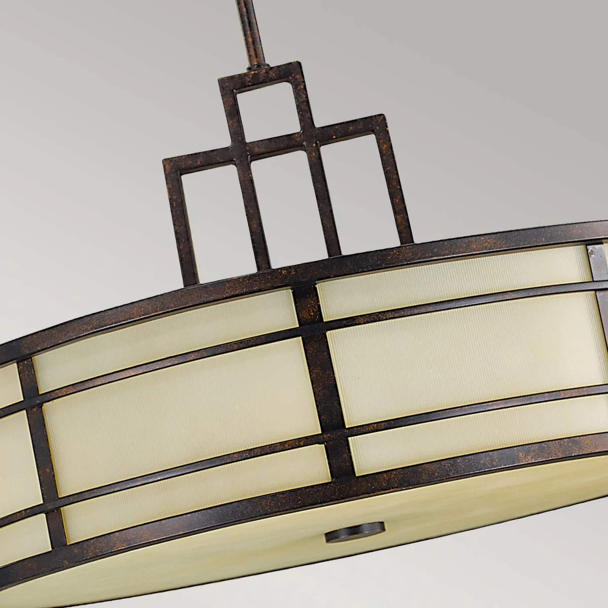 Fusion 3 Light Pendant - Grecian Bronze/Painted Natural - Image 4