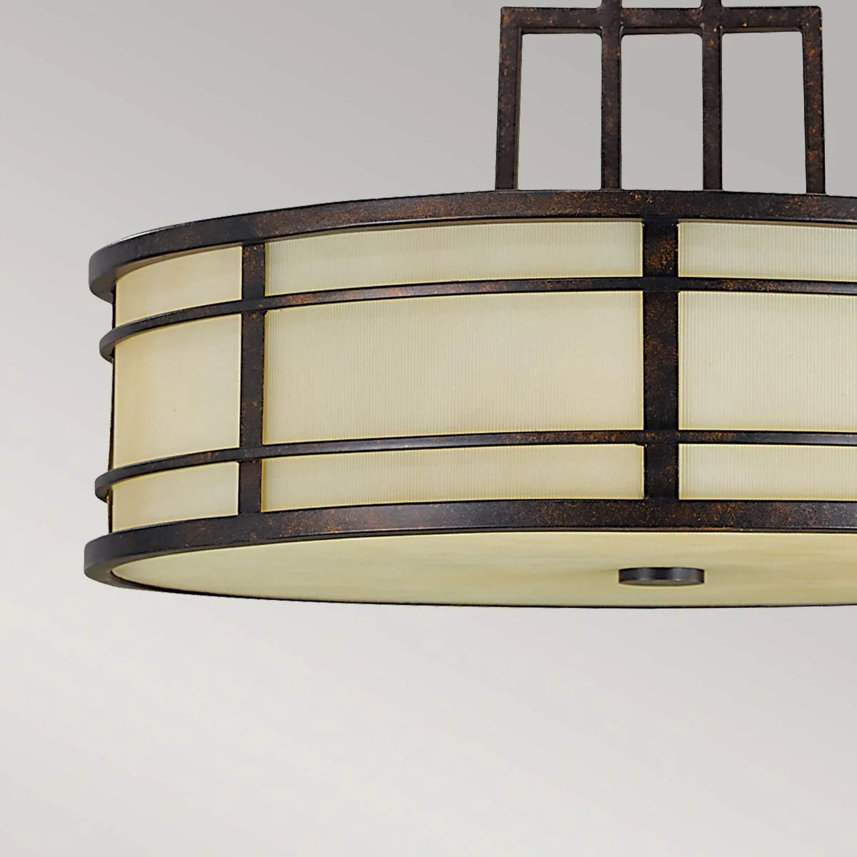 Fusion 3 Light Pendant - Grecian Bronze/Painted Natural - Image 5