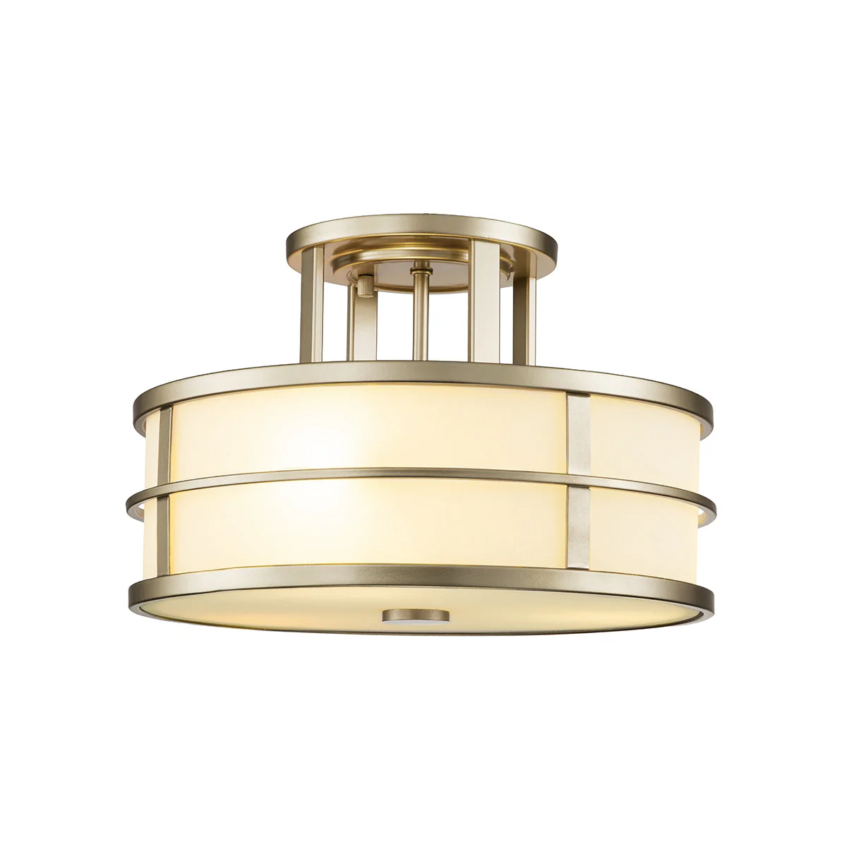 Fusion 3 Light Semi-Flush - Grecian Bronze/Painted Natural - Image 2