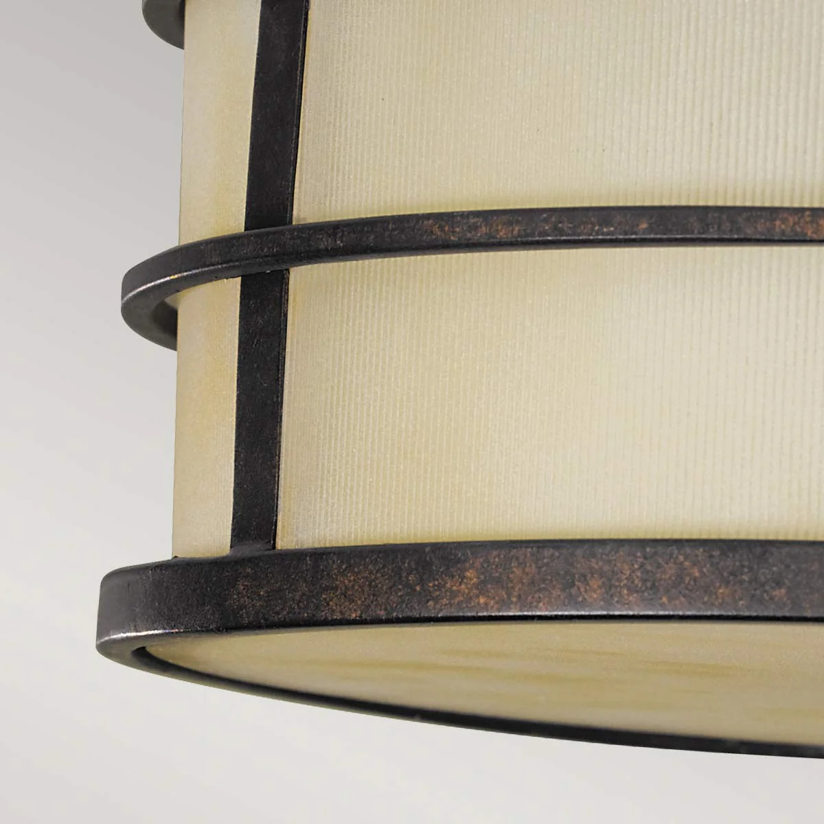 Fusion 3 Light Semi-Flush - Grecian Bronze/Painted Natural - Image 4