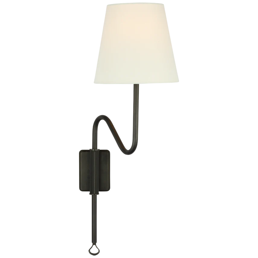 Griffin Articulating Scone - Brass/Bronze & Leather - Image 2