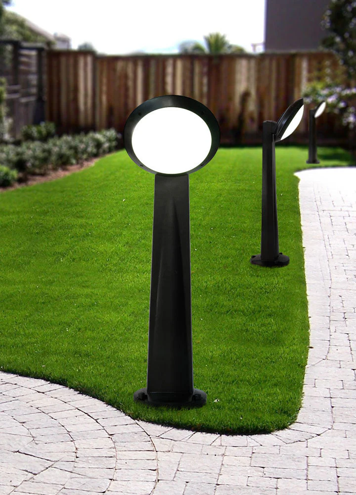 Gabri Remi Lucia 1 Light E27 Post Mini/Medium Grey/Black - Image 2