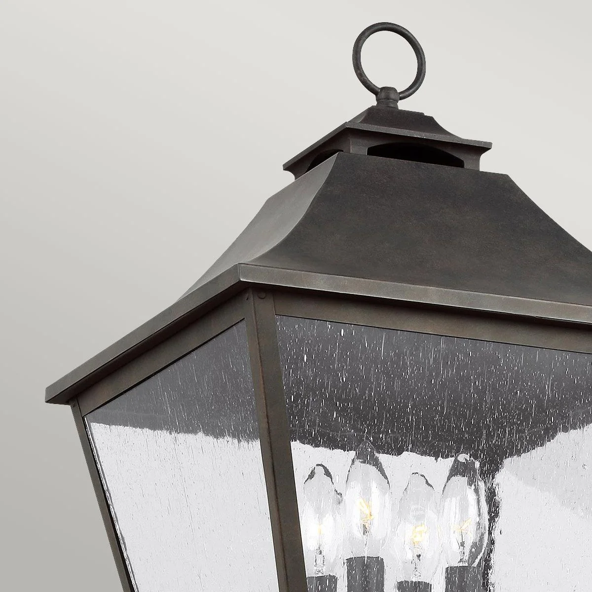 Galena 4 Light Lamp Post - Sable IP44  E14 - Image 4