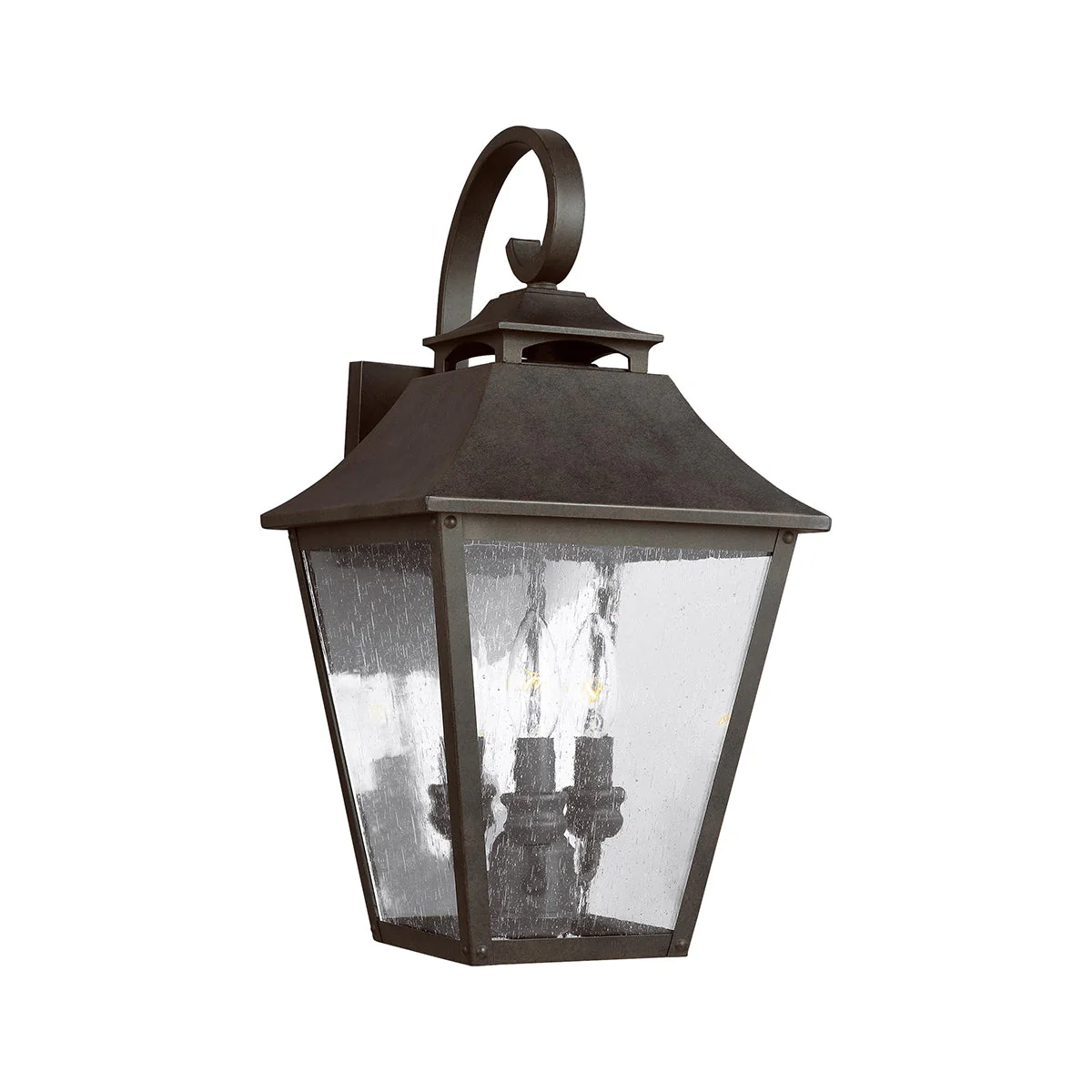 Galena Small/Medium/Large Wall Lantern - Sable Finish - Image 9