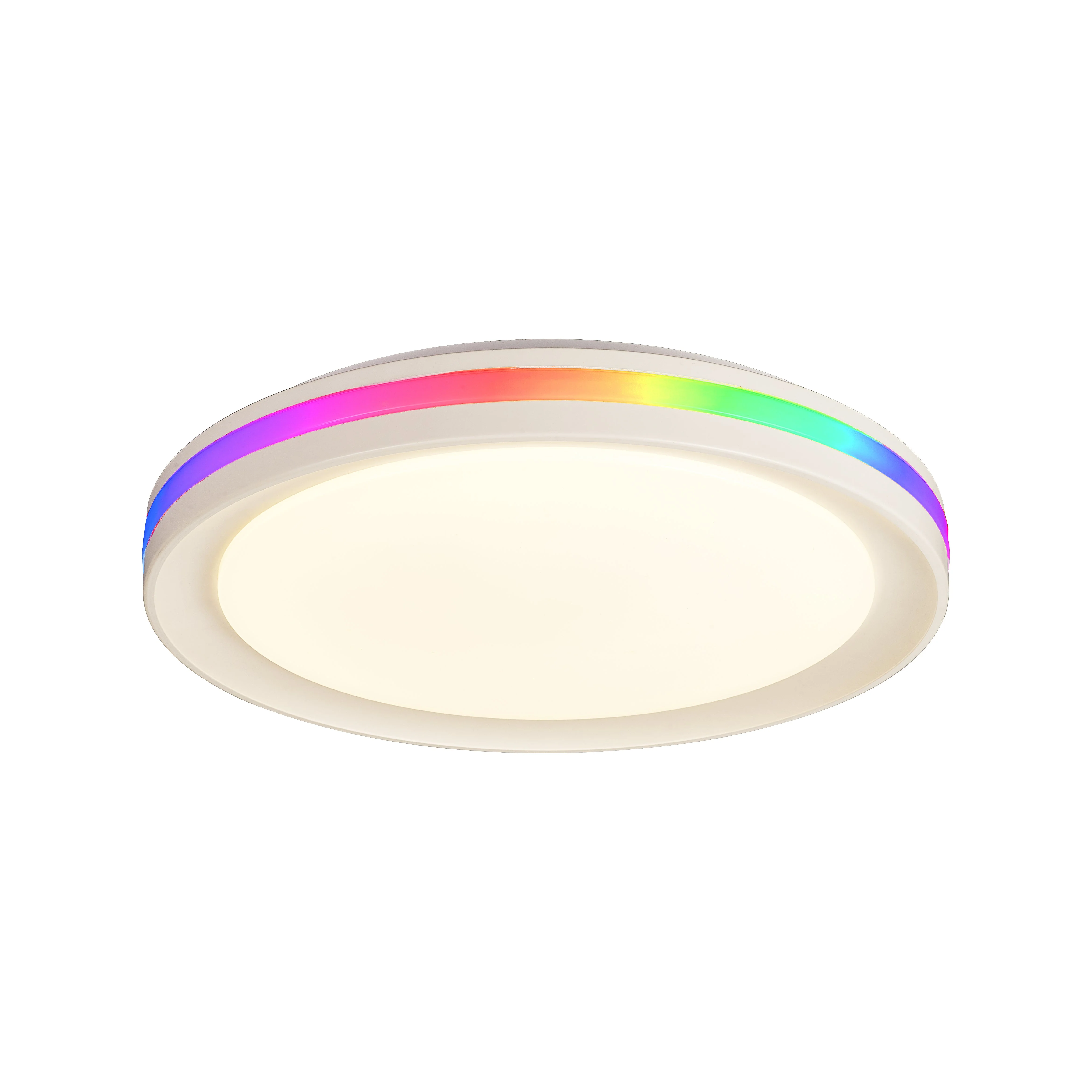 Gamer Ceiling 30W LED With Remote Control 3000K-6500K/RGB - Black/ White - Image 2