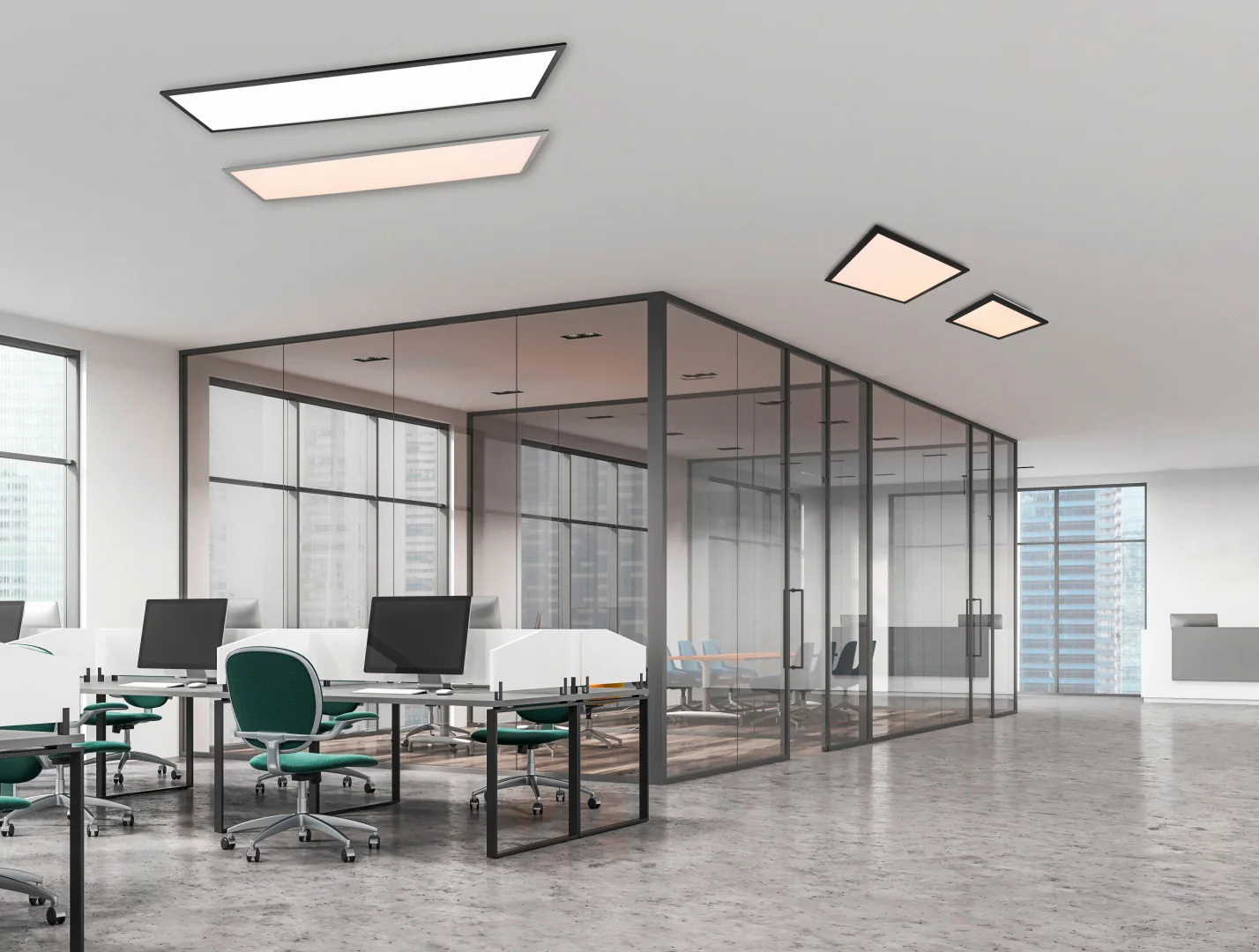Gamma LED Flush Ceiling Light - Image 8