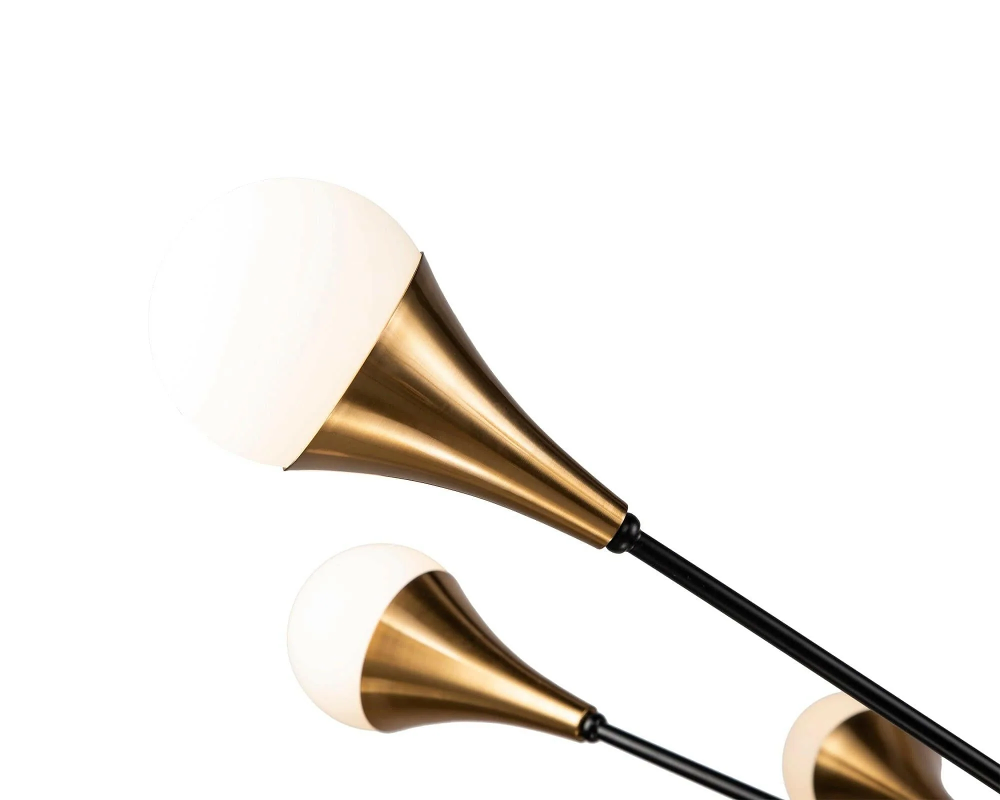 Gamma Pendant Lamp – Black Antique Brass G9 - Image 4