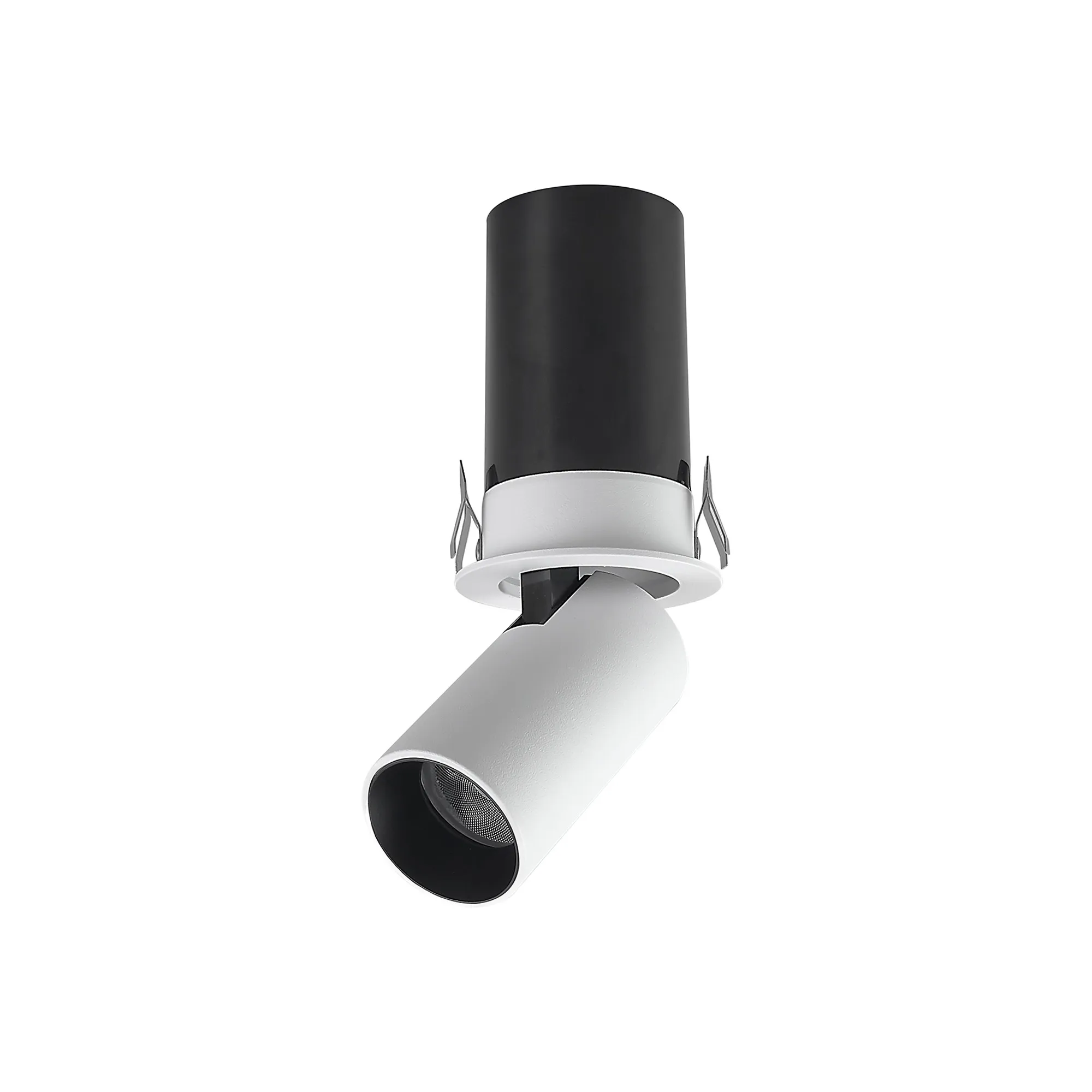 Garda Mini Retractable Recessed Spotlight - White/Black - Image 4