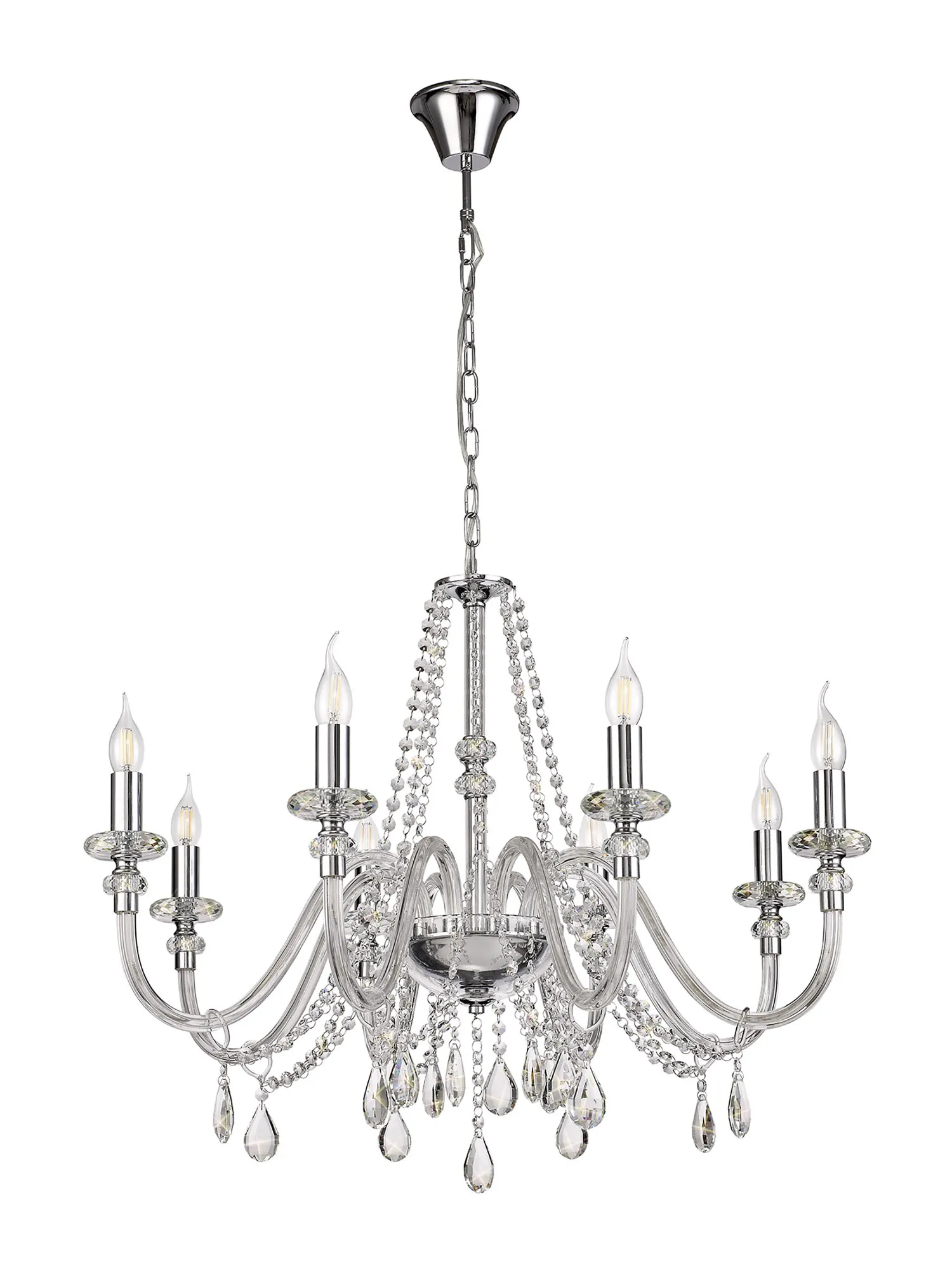 Gaston 4/6/8/12Lt Crystal Chandelier - Image 3