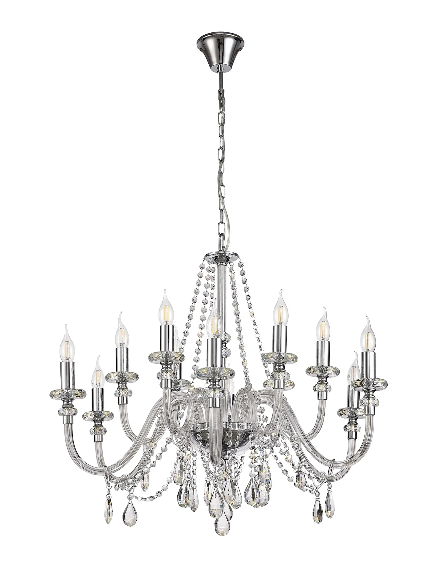 Gaston 4/6/8/12Lt Crystal Chandelier - Image 4