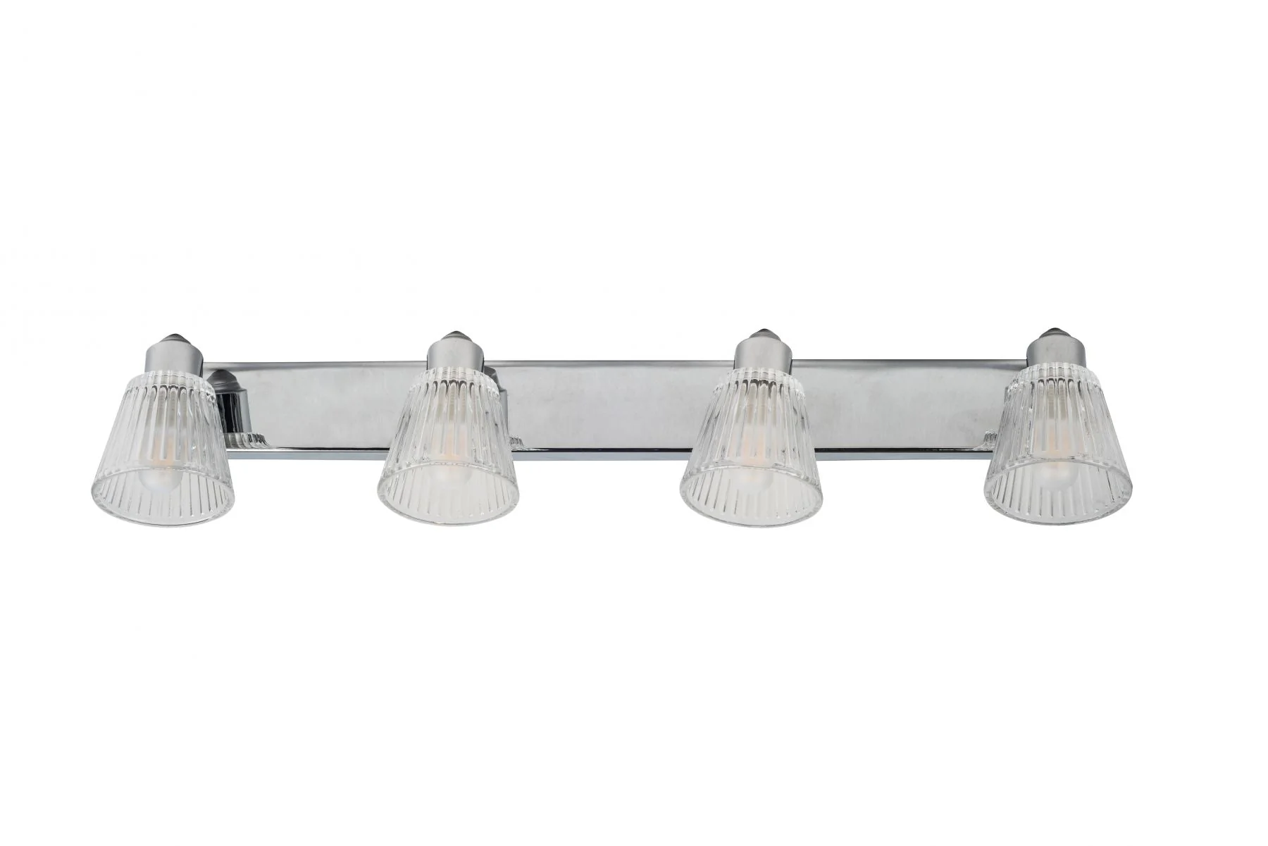 Gatsby 2/4Lt Bathroom Wall Light IP44 - Polished Chrome/Satin Brass - Image 3