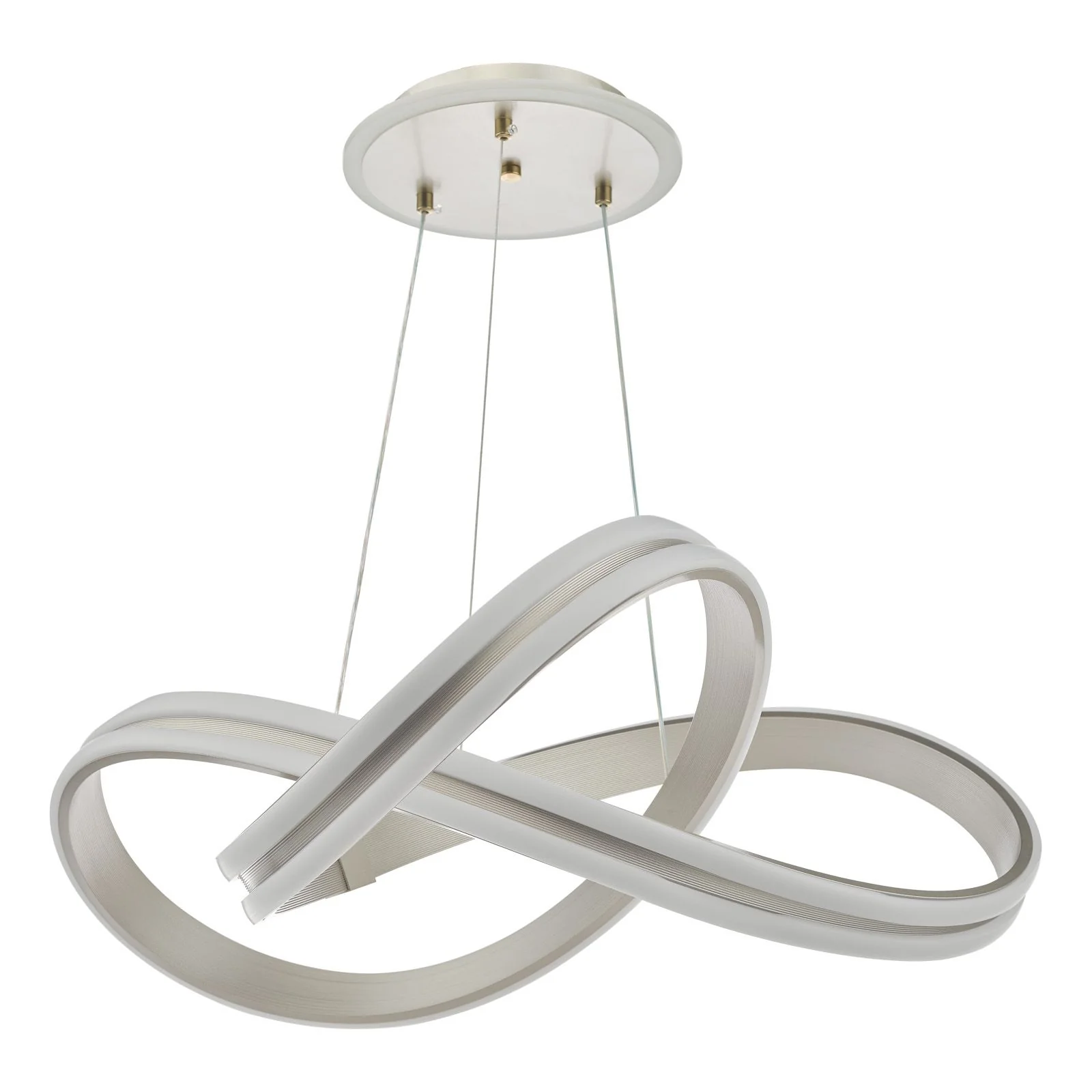 Gavino LED Pendant Light- Brushed Silver - Image 3
