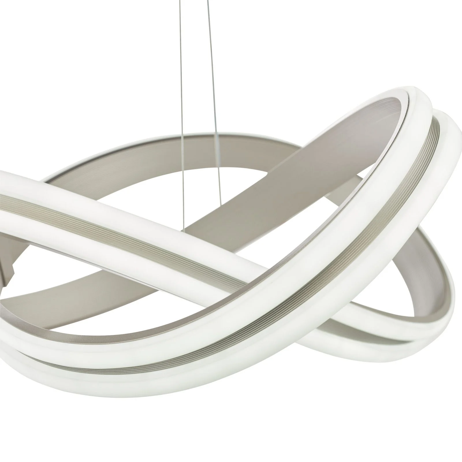Gavino LED Pendant Light- Brushed Silver - Image 4