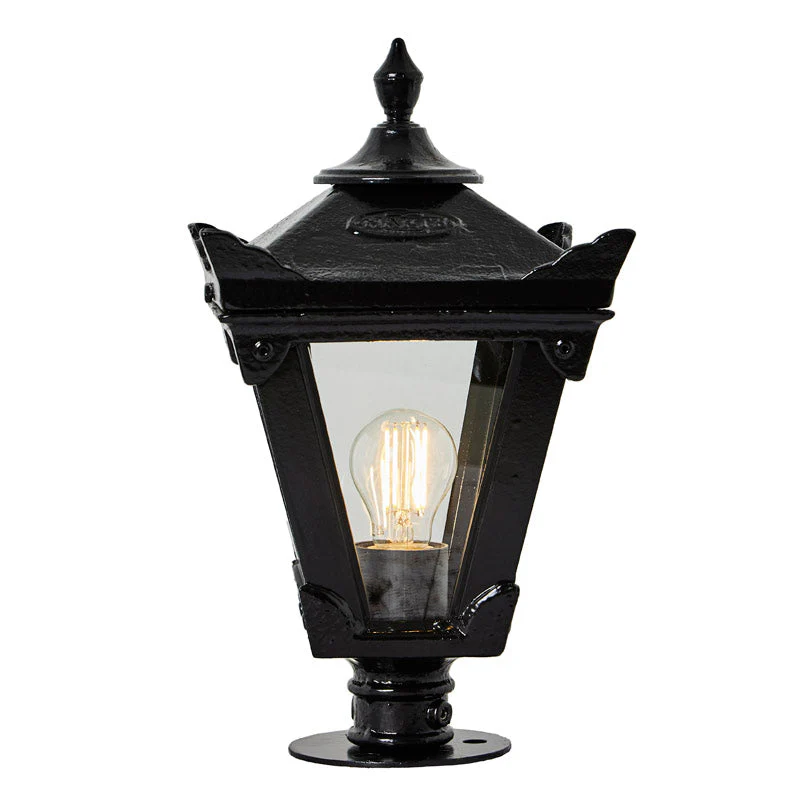 Gembrook 1Lt Flat Pier Lamp - Cast Iron - Image 2