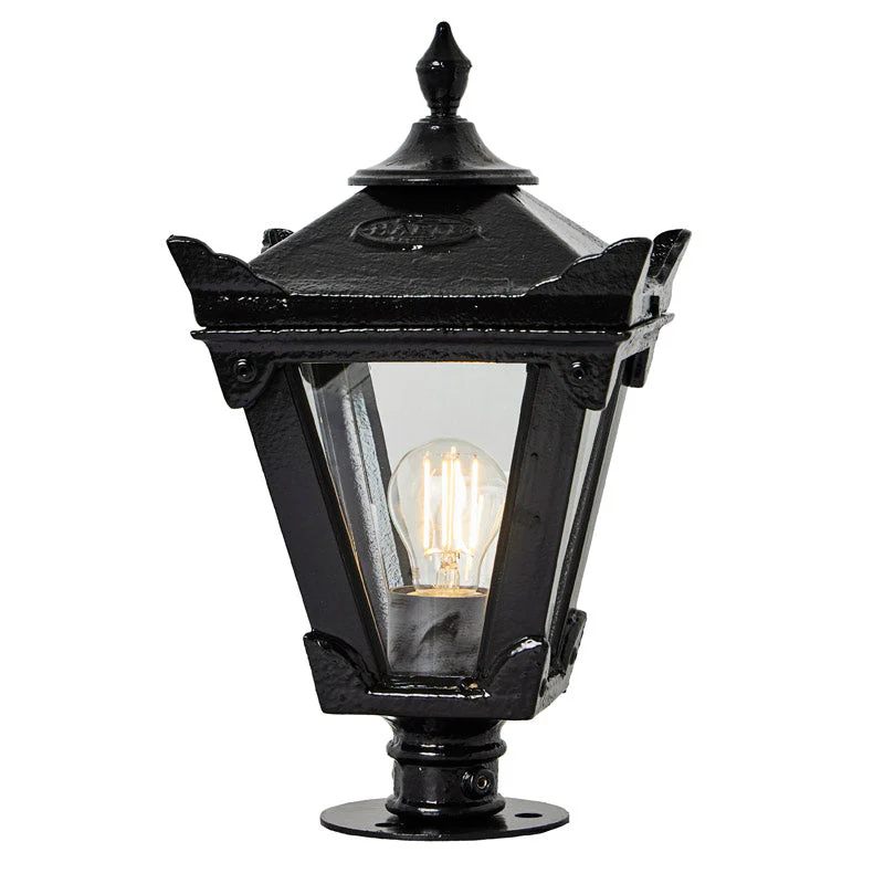 Gembrook 1Lt Flat Pier Lamp - Cast Iron - Image 6