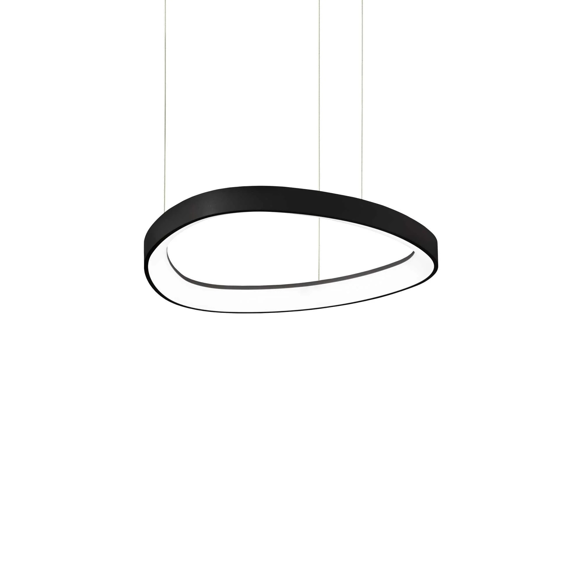 Gemini LED Ceiling Light Various Sizes - White/Black/Brass Finish - Image 2
