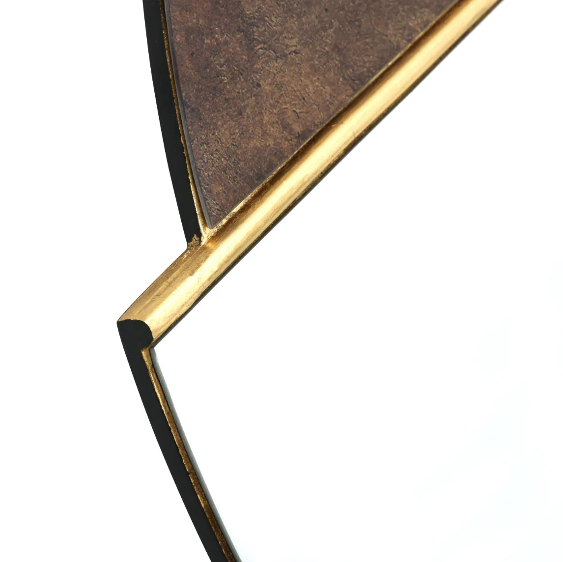 Genevieve Round Mirror - Gold Finish - Image 2